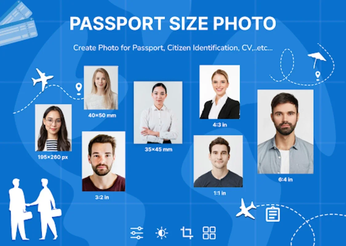 Passport size Photo for Android - Create Professional Passport Photos