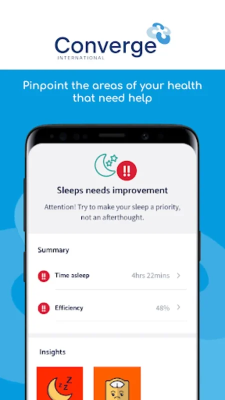 Converge for Android - Manage Health with Counseling & Fitness