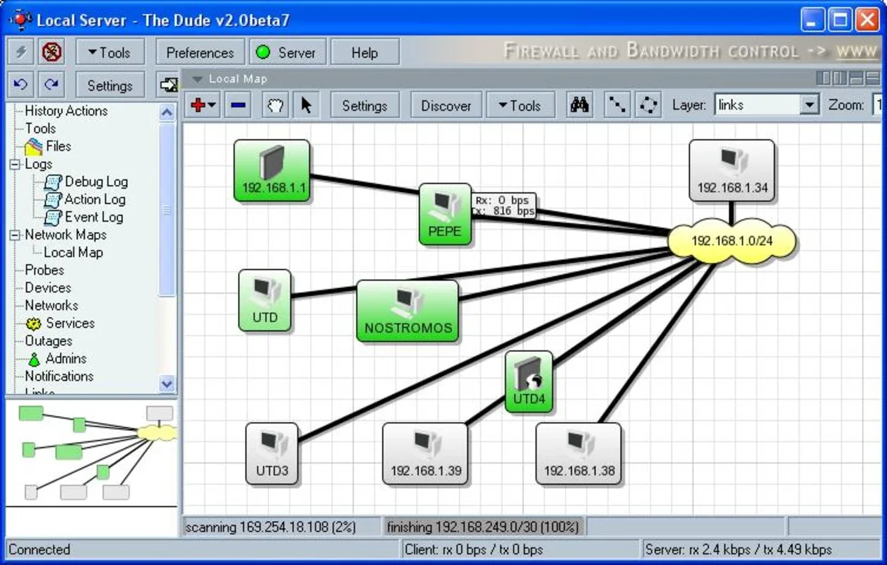 The Dude for Windows - Efficient Network Management