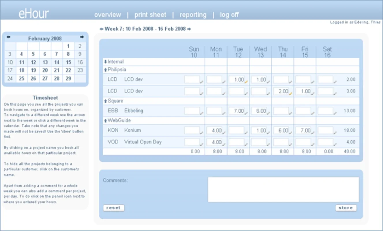 eHour for Windows - Efficient Project Time Tracking