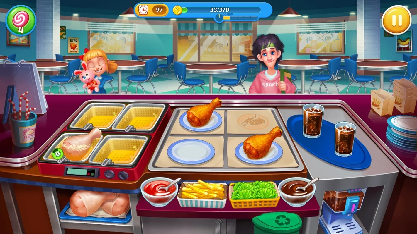 Crazy Chef: Fast Restaurant for Android - Fun Time Management