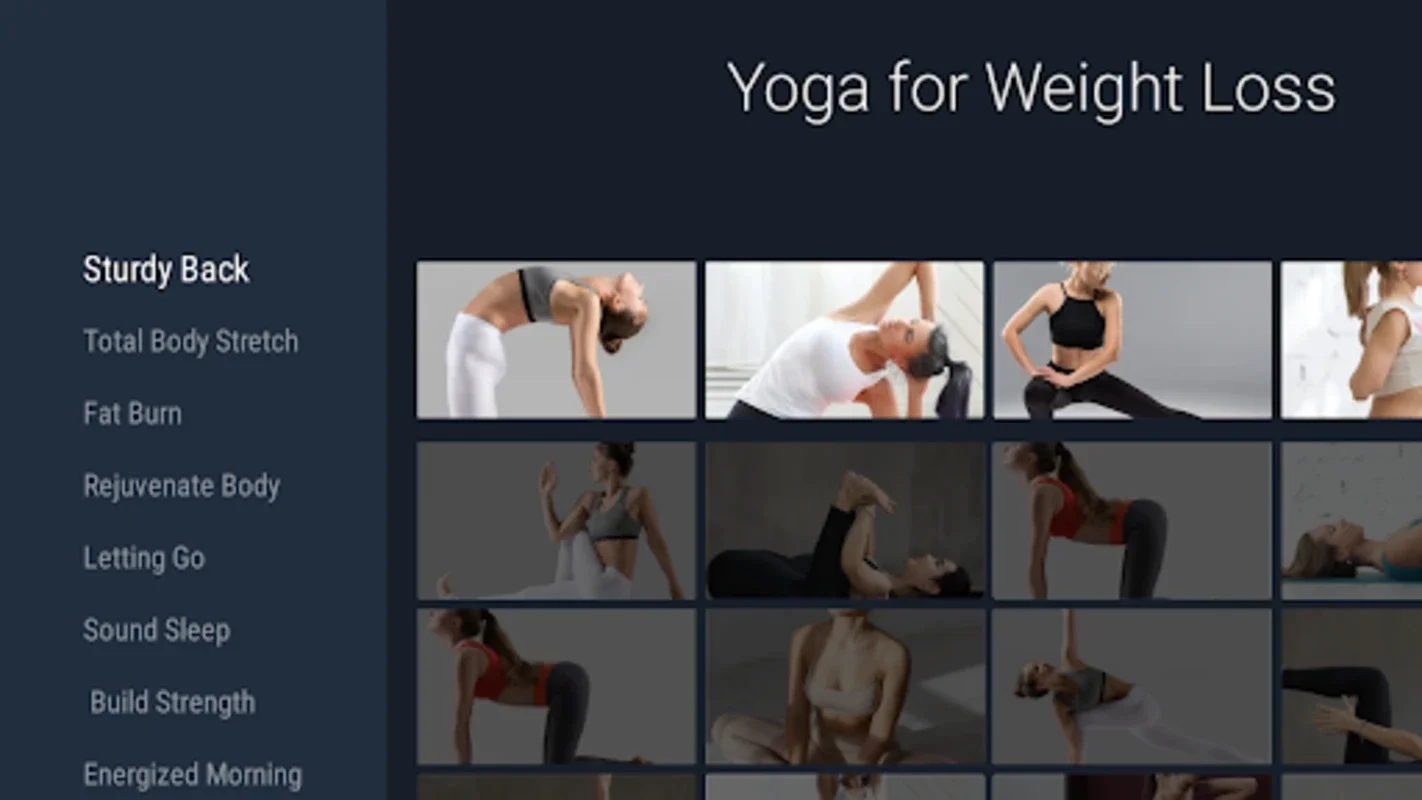 Yoga Workouts for Weight Loss on Android - No Downloading Needed