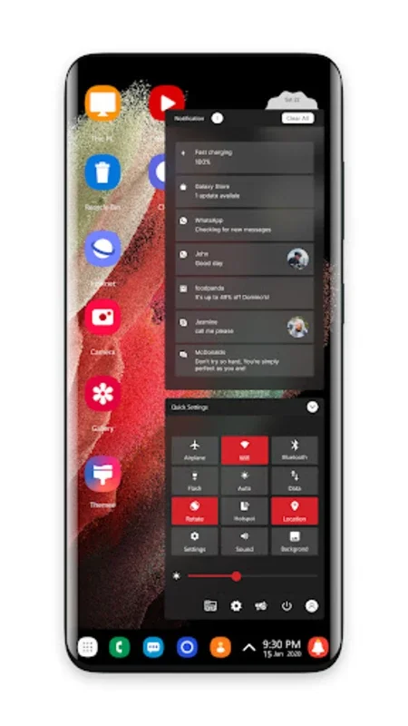 Galaxy S21 Theme for Launcher for Android - Enhance Your Interface