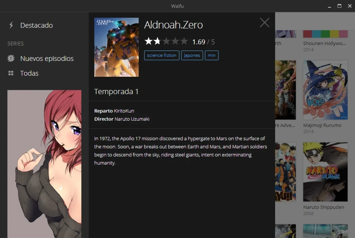 Waifu for Windows - Stream the Latest Anime for Free