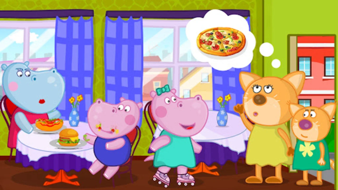 Kids Cafe with Hippo for Android - A Fun Educational Experience