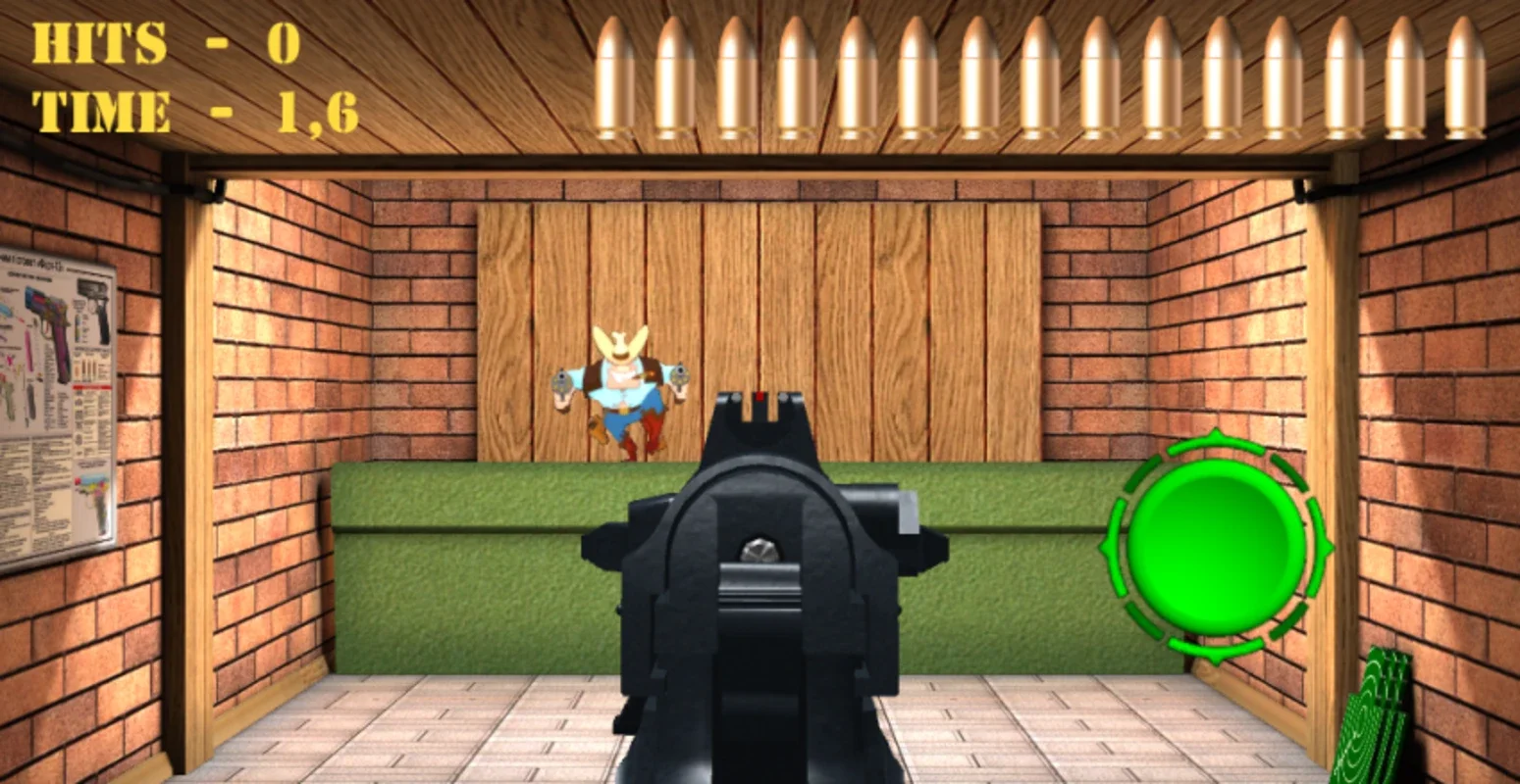 Pistol shooting. Desert Eagle for Android - Test Your Aim