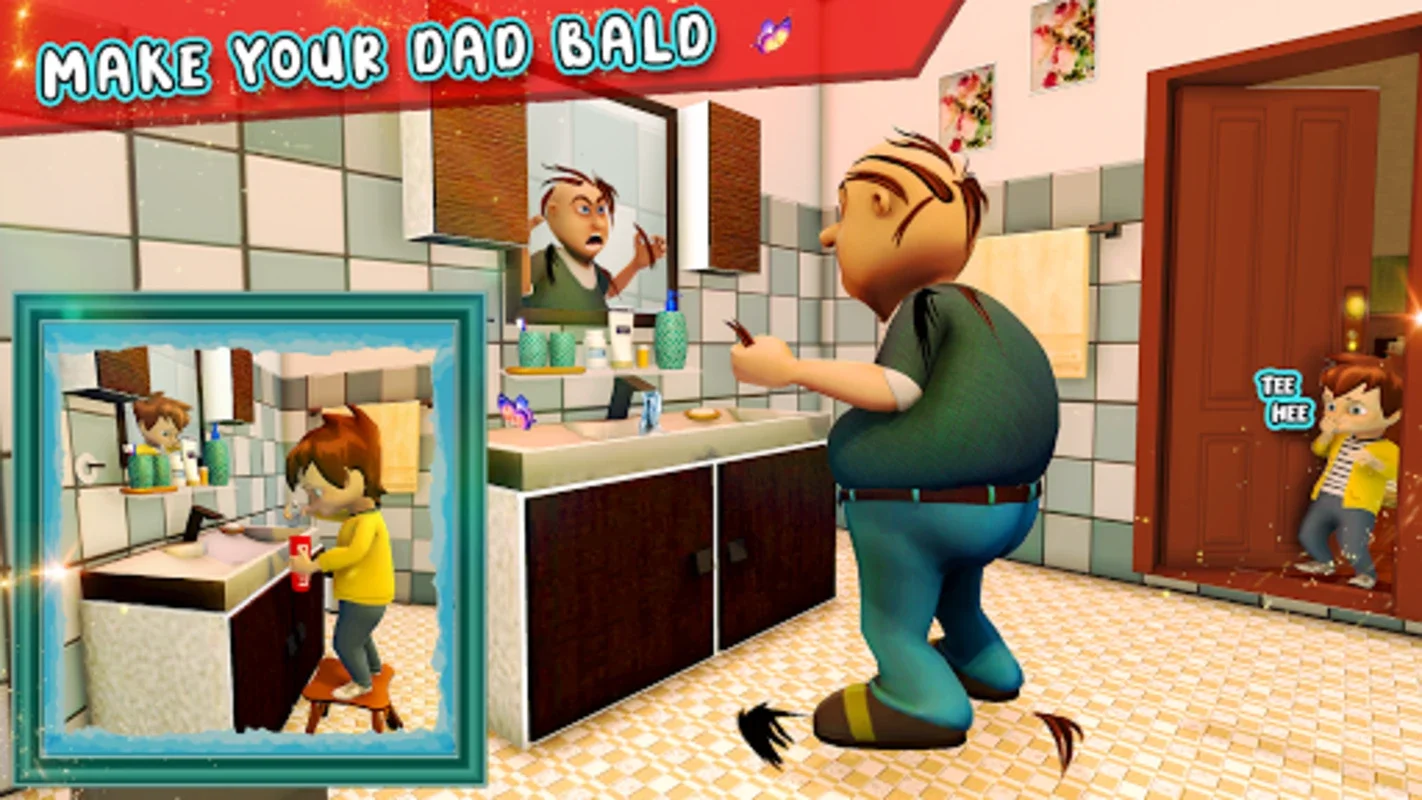 Virtual Angry Dad Simulator for Android - Chaotic Family Fun