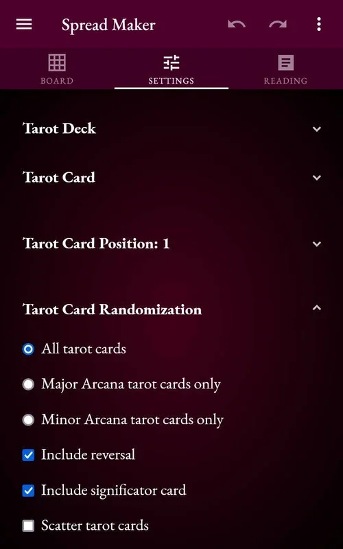 Tarot Spreader for Android - Unleash Tarot Mysteries