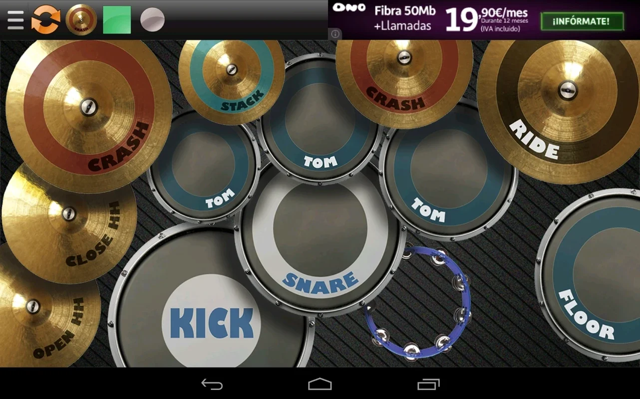 REAL DRUM: Electronic Drum Set for Android