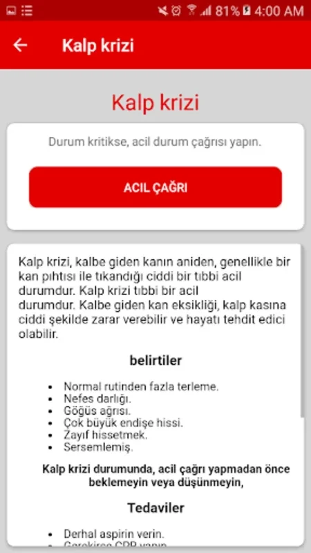 İlk yardım for Android: Essential First Aid App