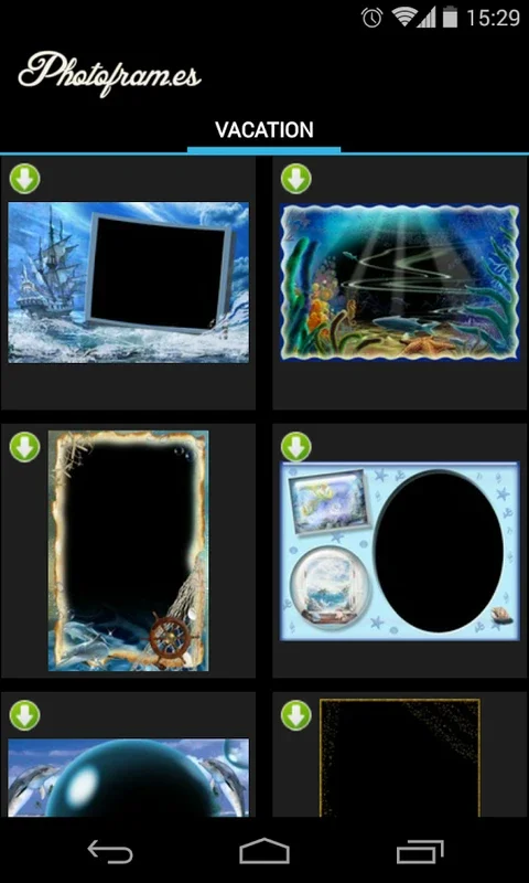 Vacation PhotoFrames for Android - Enhance Your Travel Memories