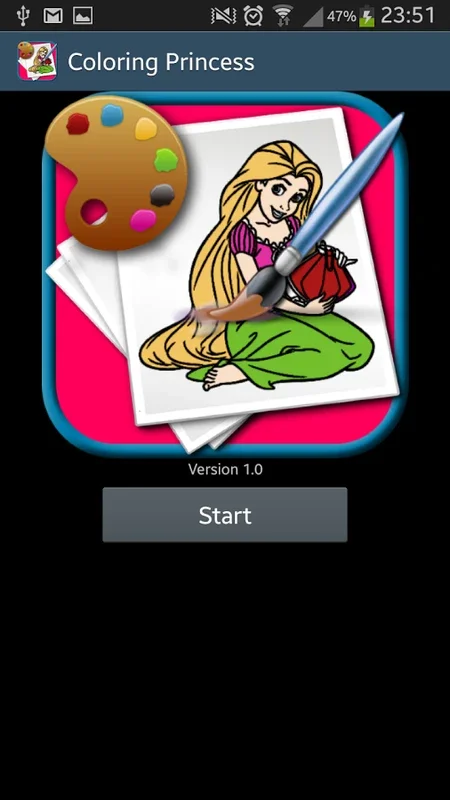 Coloring Princess for Android - Fun Coloring App