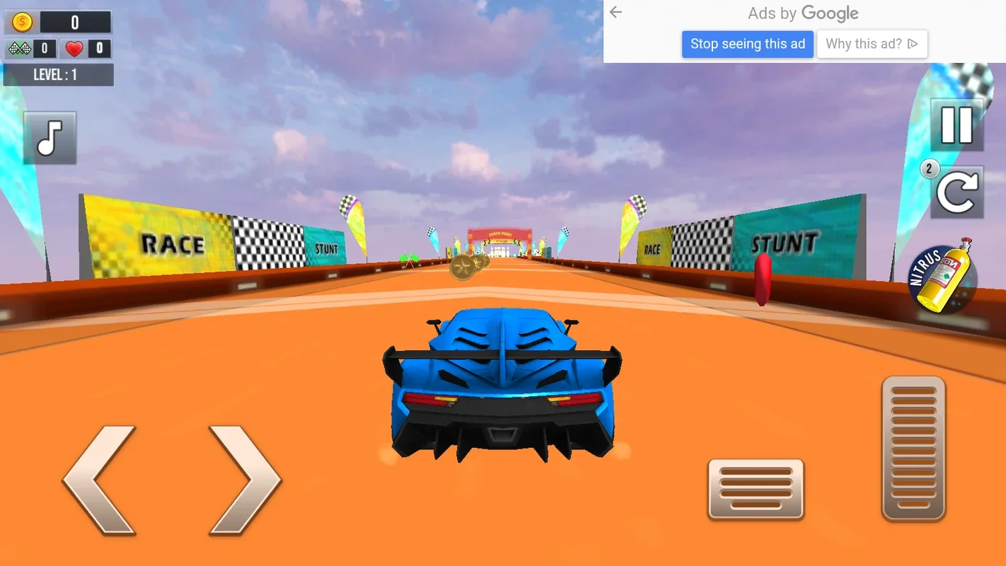 Mega Ramp Car Stunts Crazy Car for Android - Thrilling Stunt Game