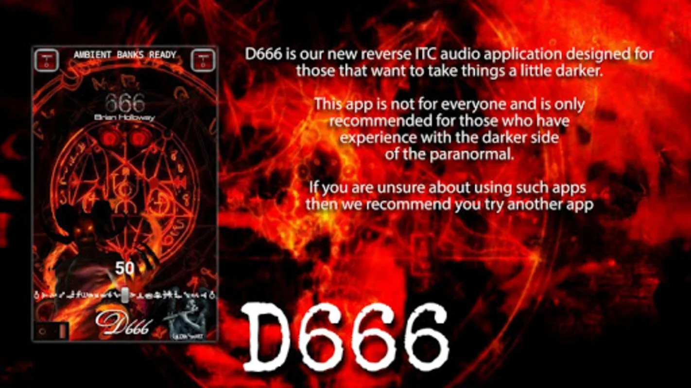 D666 for Android - A Tool for Paranormal Energy Interaction