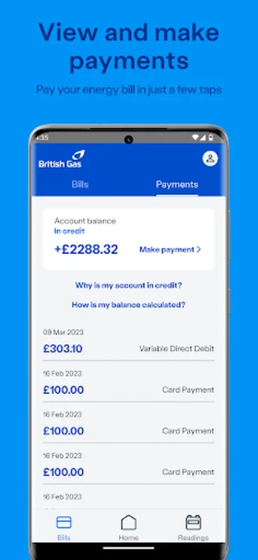 British Gas Energy for Android: Manage Energy Services Easily