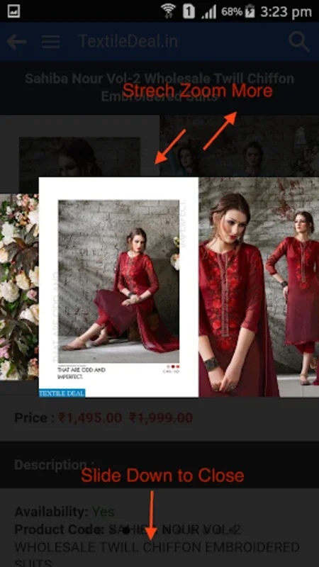 Textile Deal for Android - Authentic Ethnic Wear Marketplace