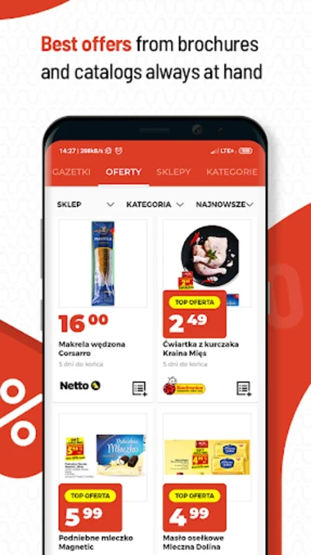 Sales and discounts Poland for Android - No Downloading Needed