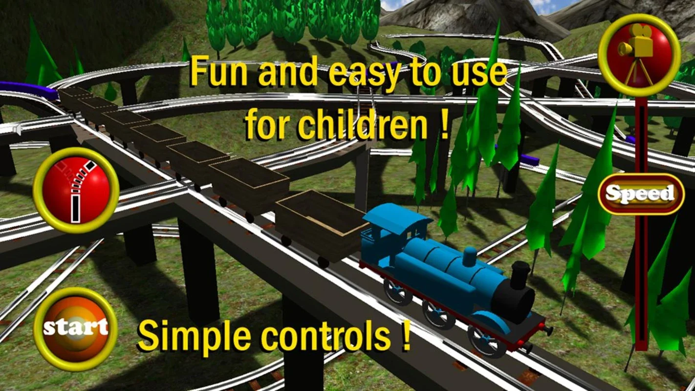 SteamTrains Free for Android - Interactive 3D Train Fun