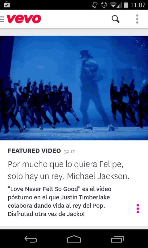 Vevo for Android - Enjoy the Best Music Videos