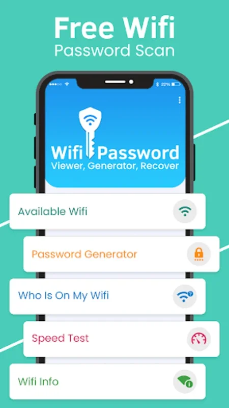 Wifi Password Viewer, Generator, Recover for Android - Secure Your Network