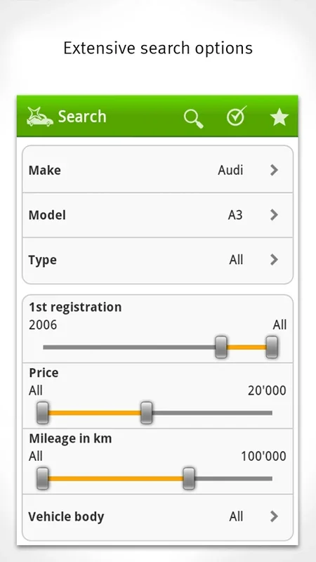 Car Market for Android - Switzerland's Premier Car Platform