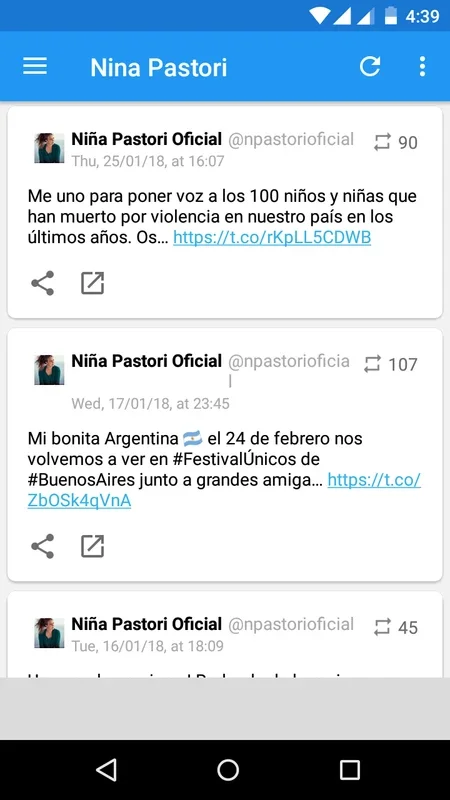 Nina Pastori for Android - Explore Its Features