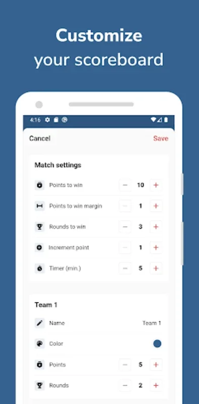 Scoreboard for Android: Effortless Scorekeeping