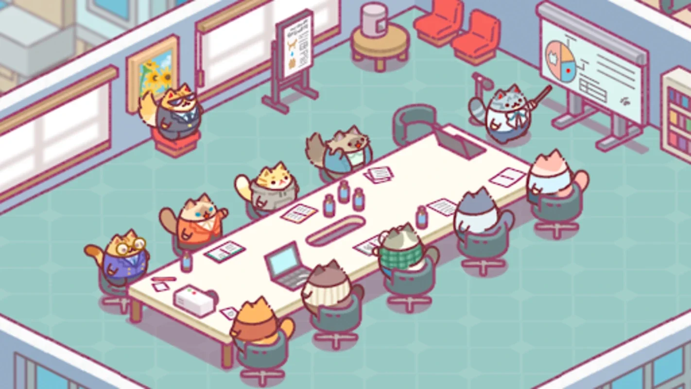 Office Cat for Android - Build a Cat Empire