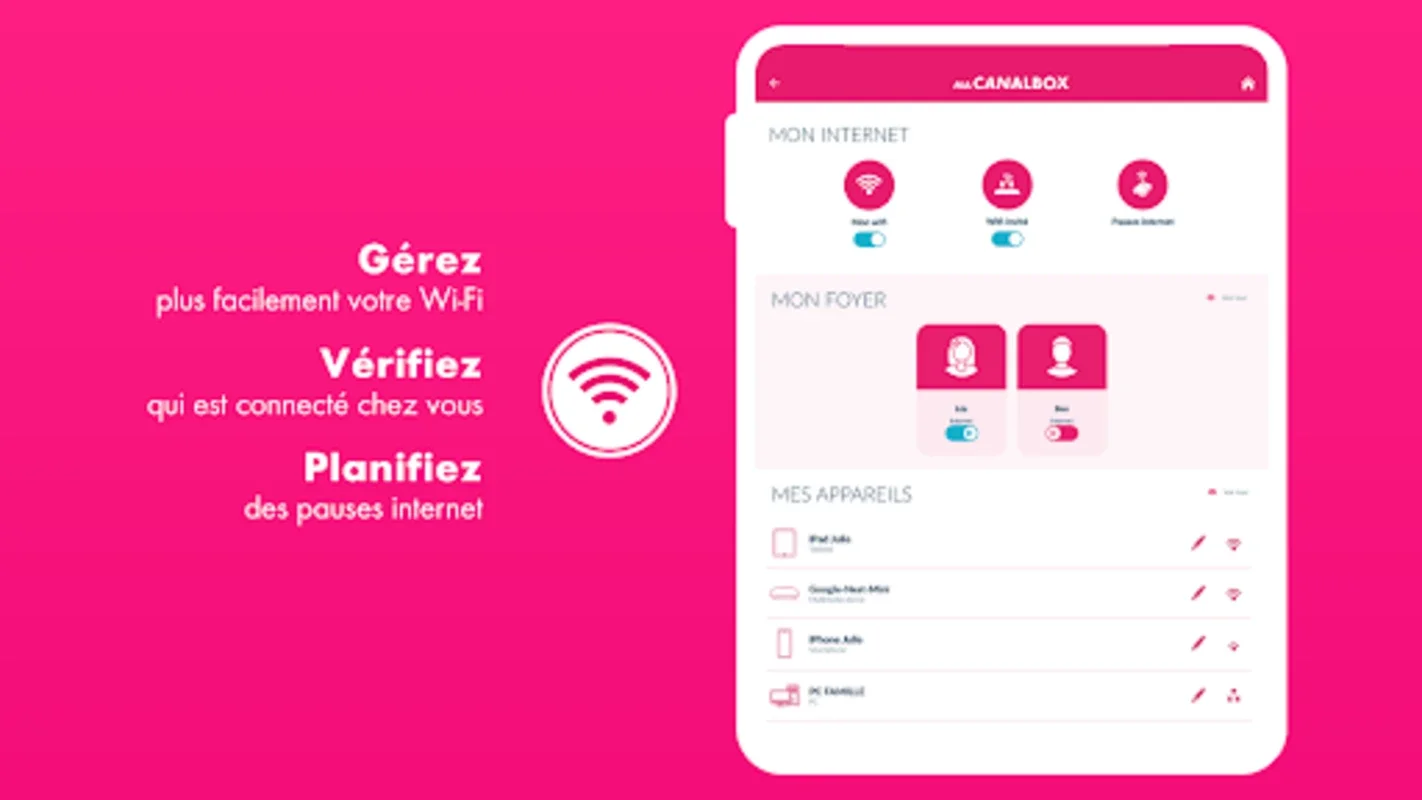 Ma CANALBOX for Android - Manage Home Wi-Fi & Devices