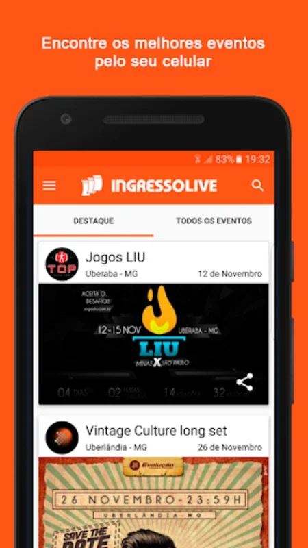 IngressoLive for Android: Simplify Event Management