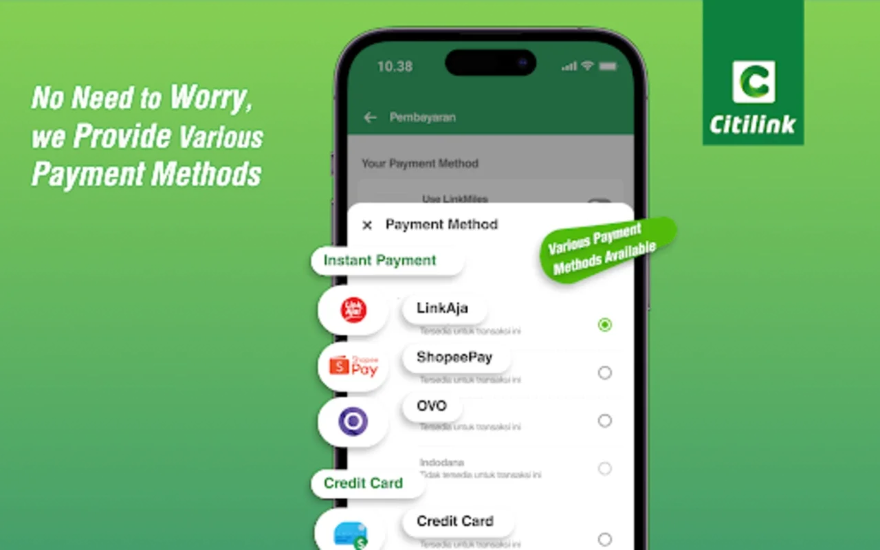 Citilink for Android: Simplify Flight Booking