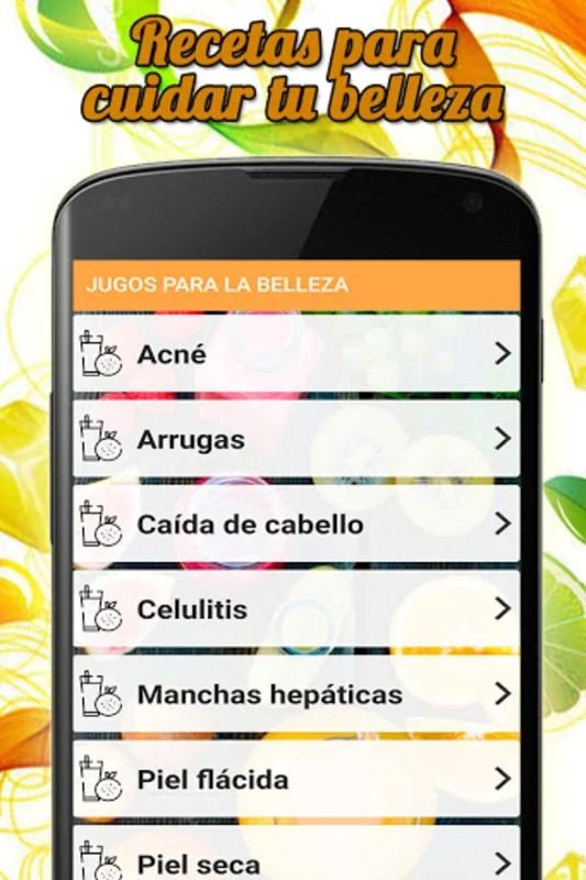 Jugos naturales y medicinales for Android: Boost Your Health