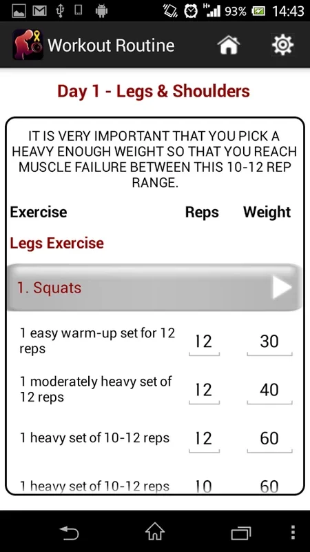 Dumbbell Muscle Workout Plan T for Android: Build Muscles