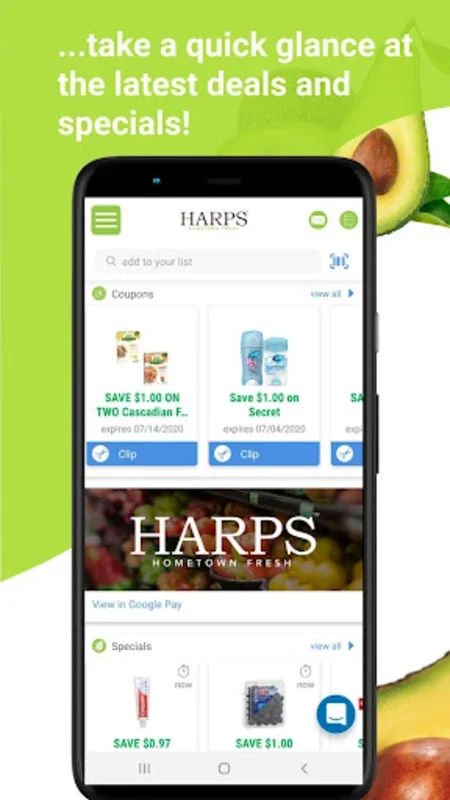 Harps Food for Android - Simplify Grocery Shopping