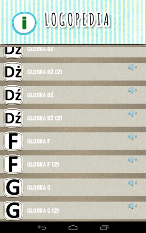 Logopedia 1: ćwiczenia artykulacyjne for Android - Comprehensive Speech App