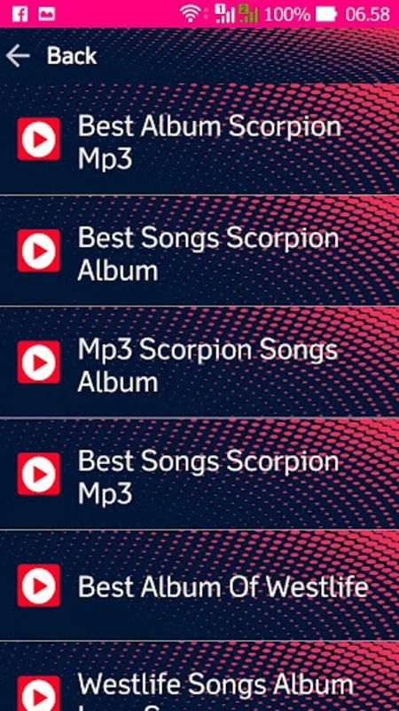 The Scorpions Songs Album for Android - Stream Romantic Tracks