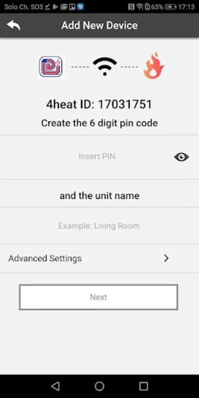 D'Alessandro Wi-Fi for Android - Remote Heating Control