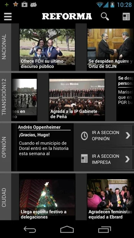 Reforma for Android - Unleashing Independent Journalism