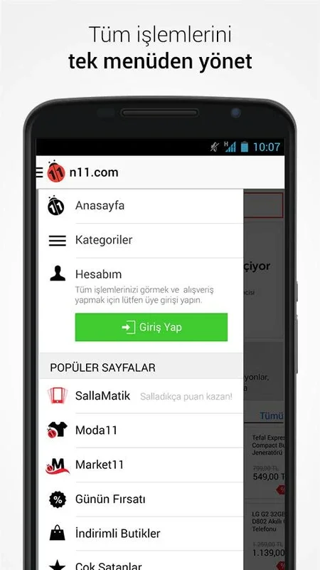 n11.com for Android - Simplify Online Shopping