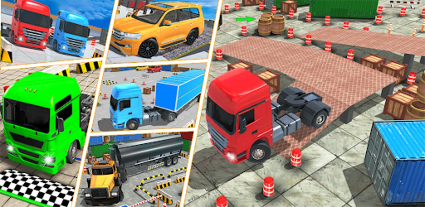 Real Euro Truck Parking Games for Android - Skill - Building Truck Parking