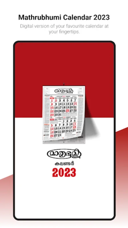 Mathrubhumi Calendar 2023 for Android - Comprehensive Malayalam Calendar