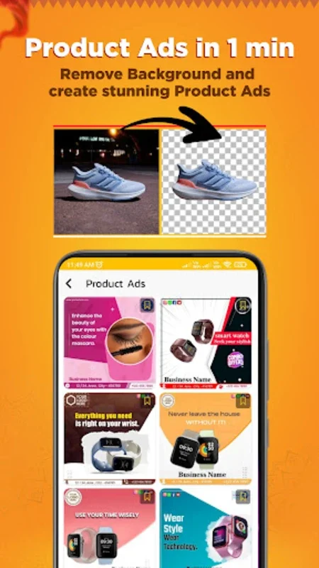 AdBanao for Android - Create Professional Branding Easily