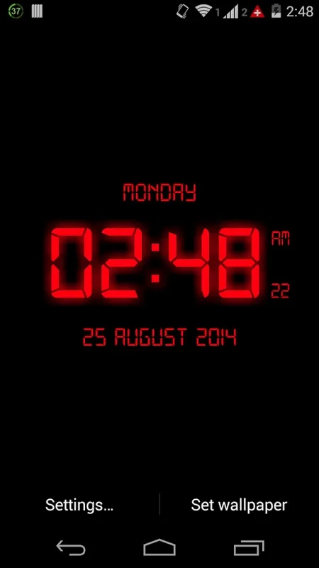 LED Digital Clock LiveWP for Android - Download the APK from AppHuts