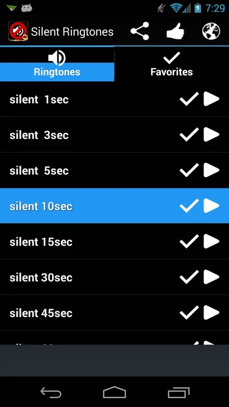 Silent Ringtones for Android - Serene Sound Options