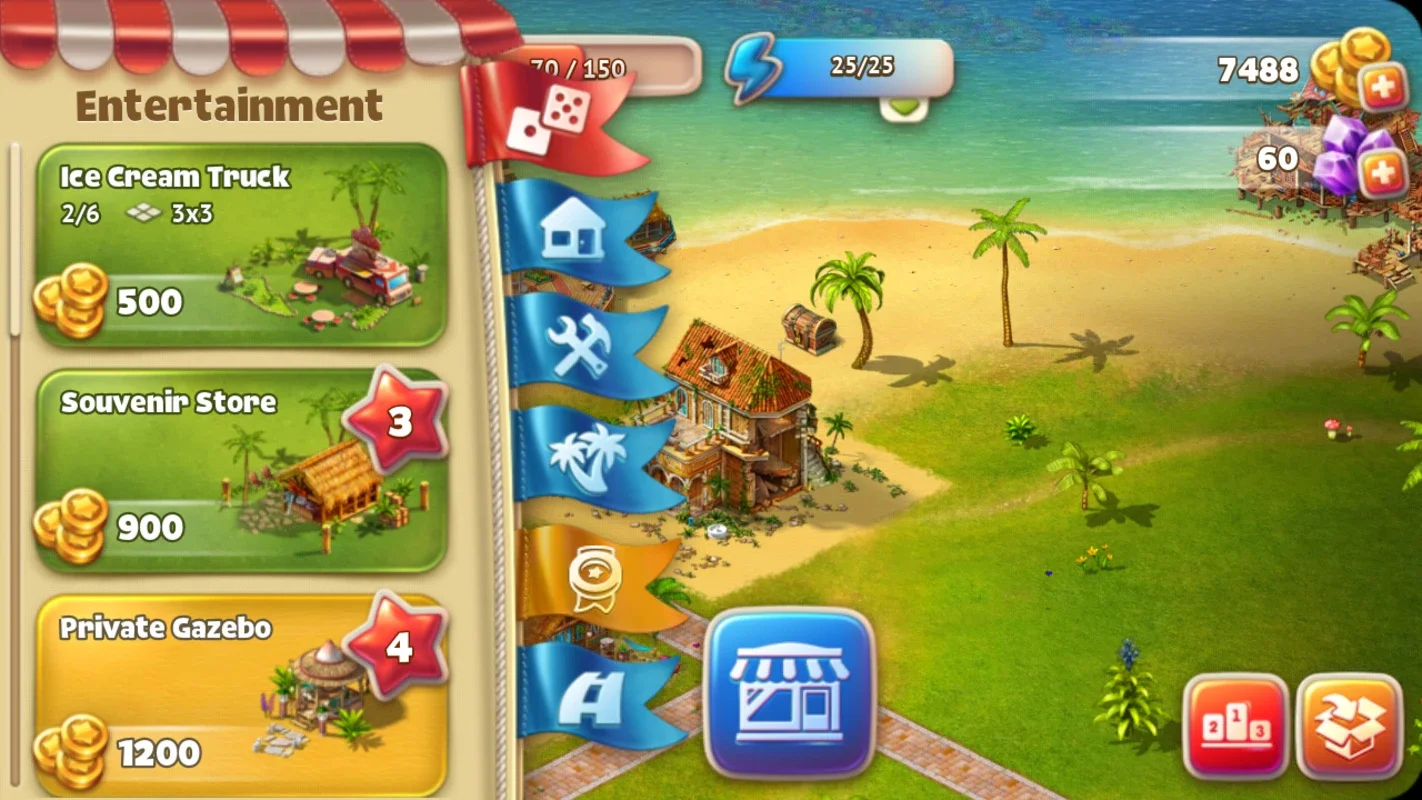 Paradise Island 2 for Android - Create Your Tourist Haven