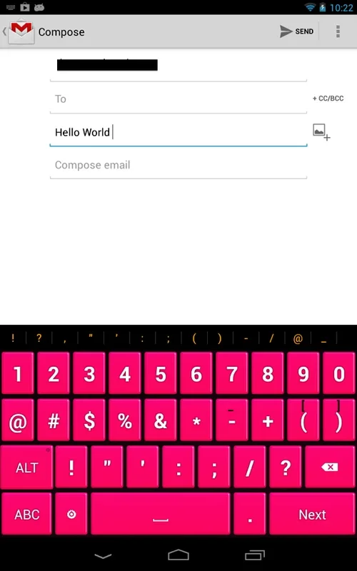 Pink Keyboard for Android - Personalize Your Typing