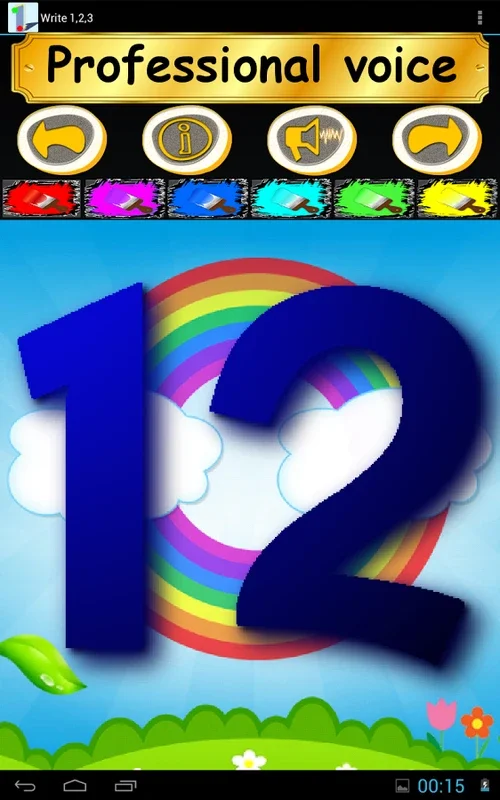 Write 1,2,3 for Android - Preschool Number Writing App