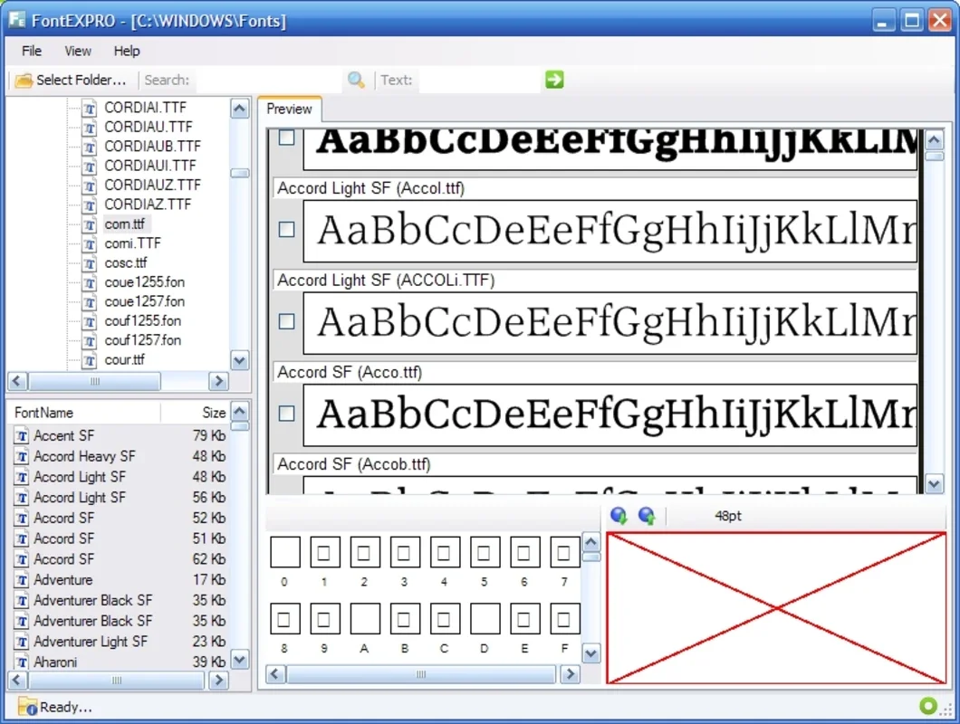 FontEXPRO: Your Free Windows Font Preview Tool