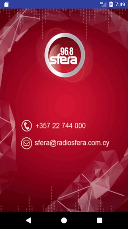 Sfera Radio 96.8 Cyprus for Android - Premier Greek Music Station