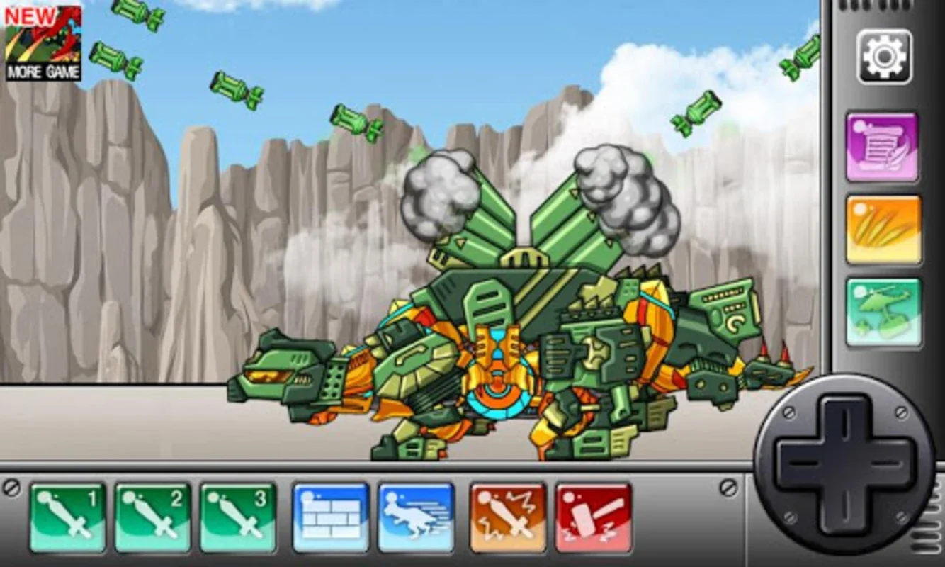 Stegosaurus Gold - Dino Robot for Android: Assemble a Dinosaur